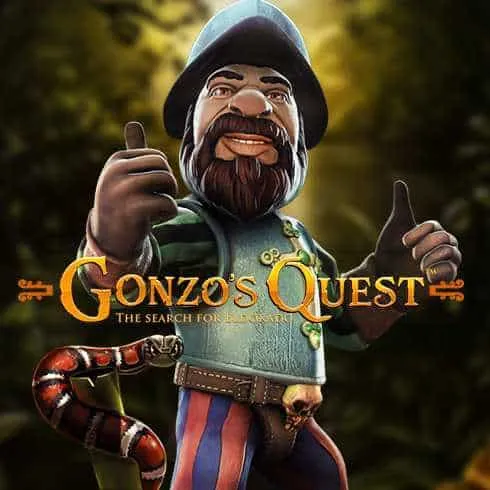 Gonzo's Quest slot at Happy Slots Casino